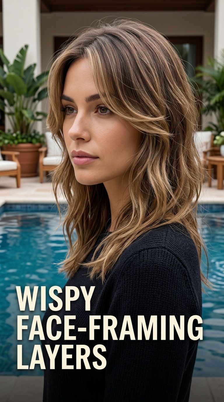 Wispy Face-Framing Layers