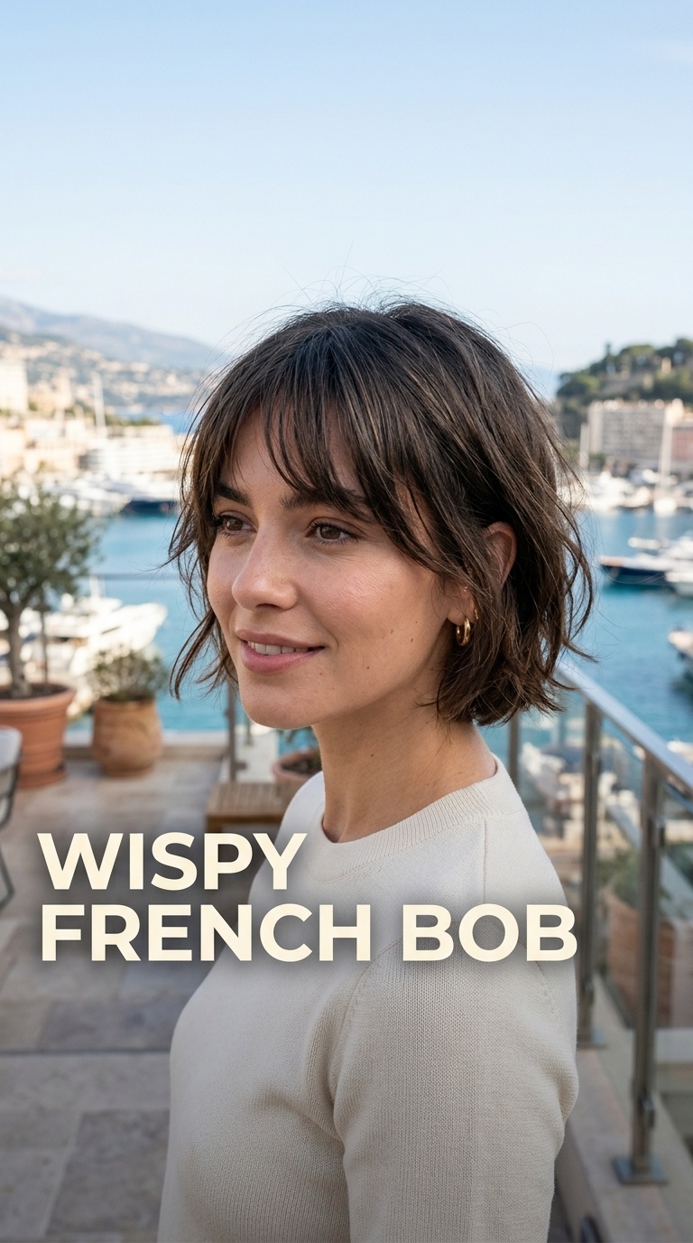 Wispy French Bob