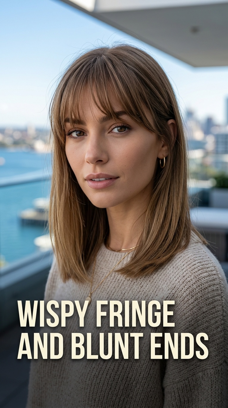 Wispy Fringe and Blunt Ends