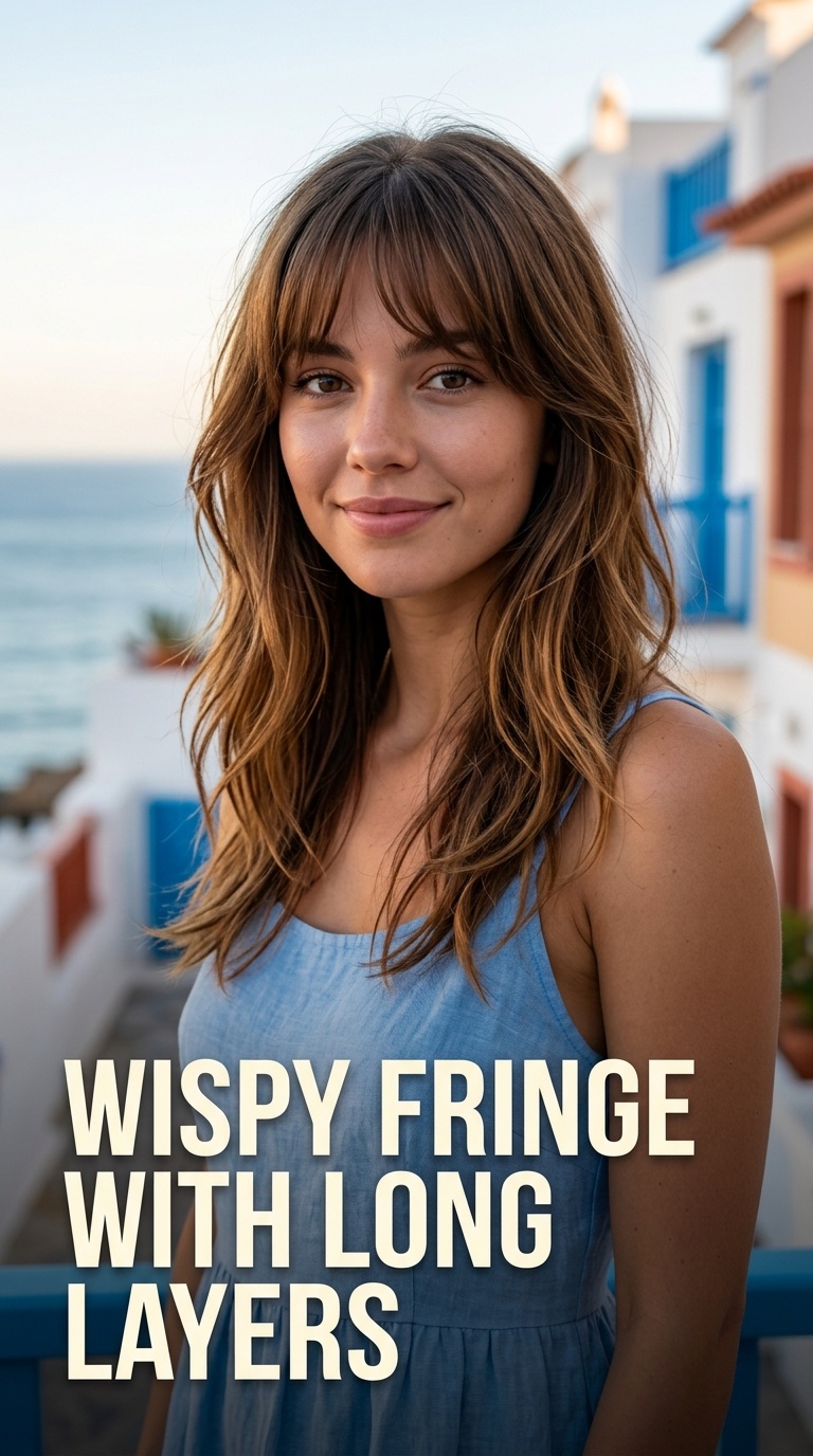 Wispy Fringe with Long Layers