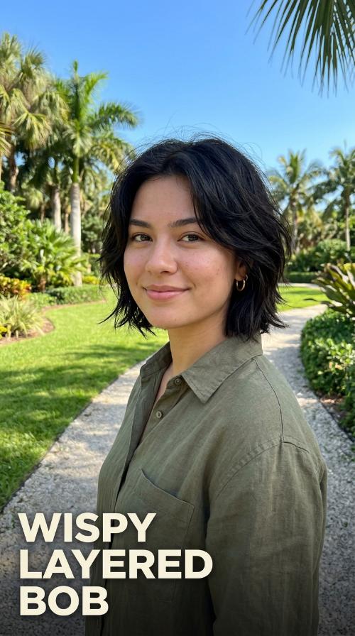 Wispy Layered Bob