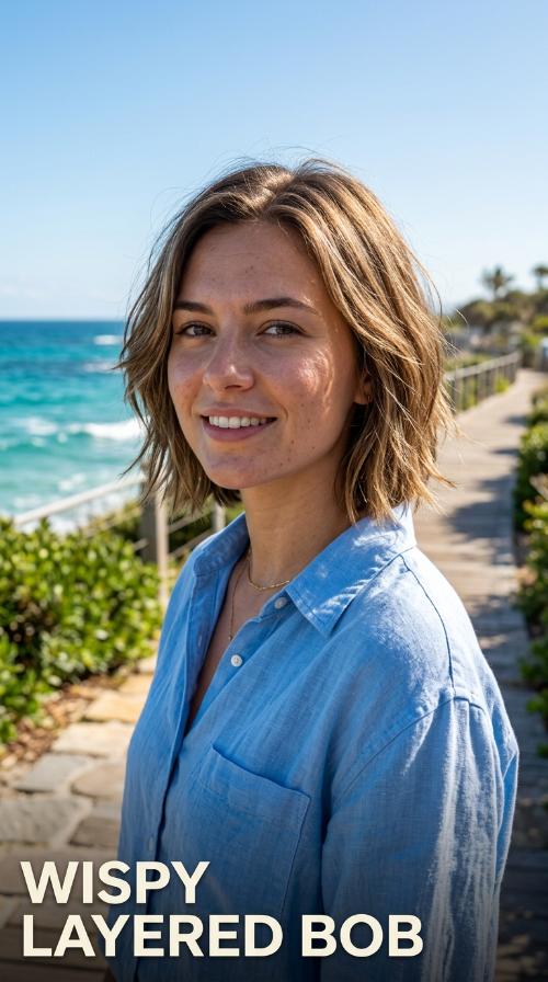 Wispy Layered Bob