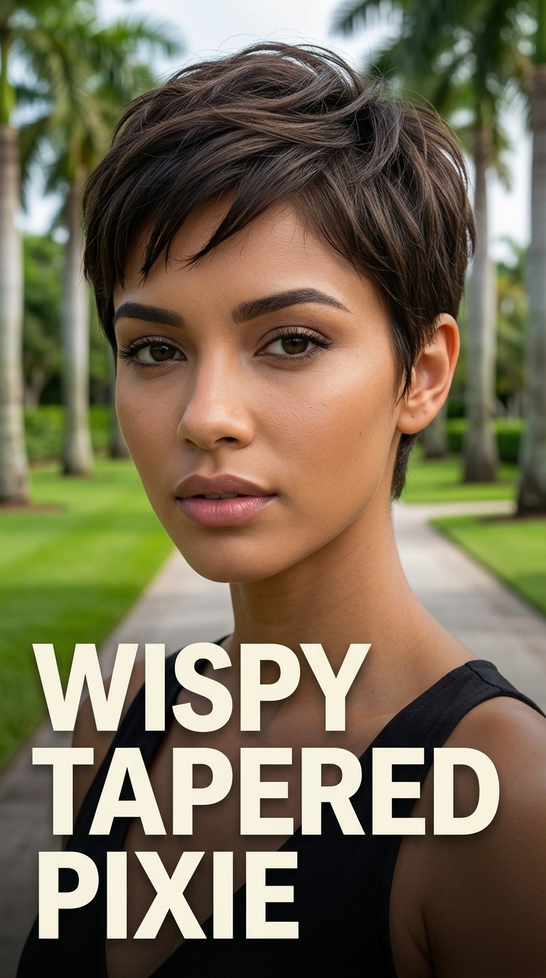 Wispy Tapered Pixie