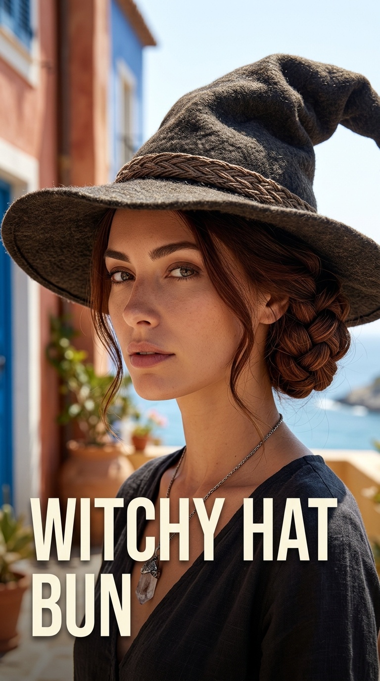 Witchy Hat Bun