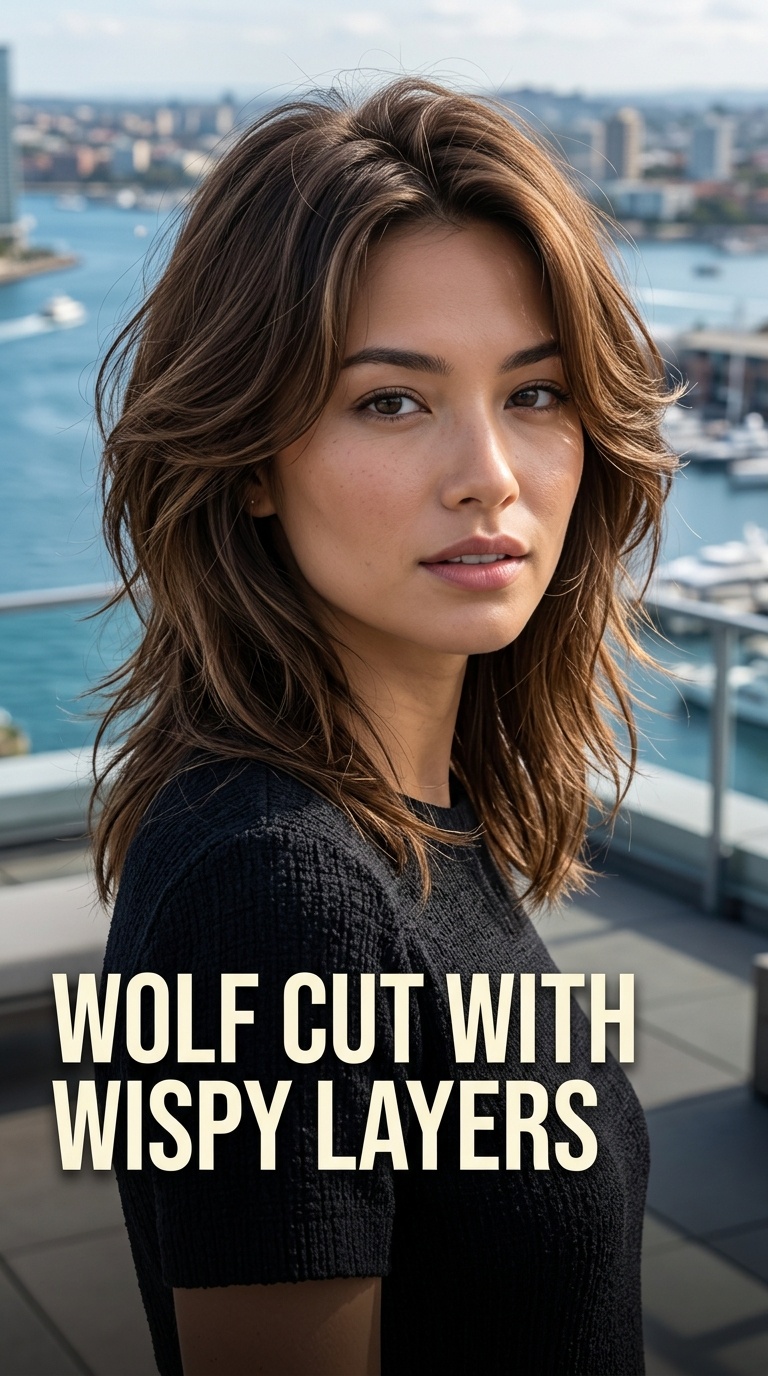 Wolf Cut with Wispy Layers