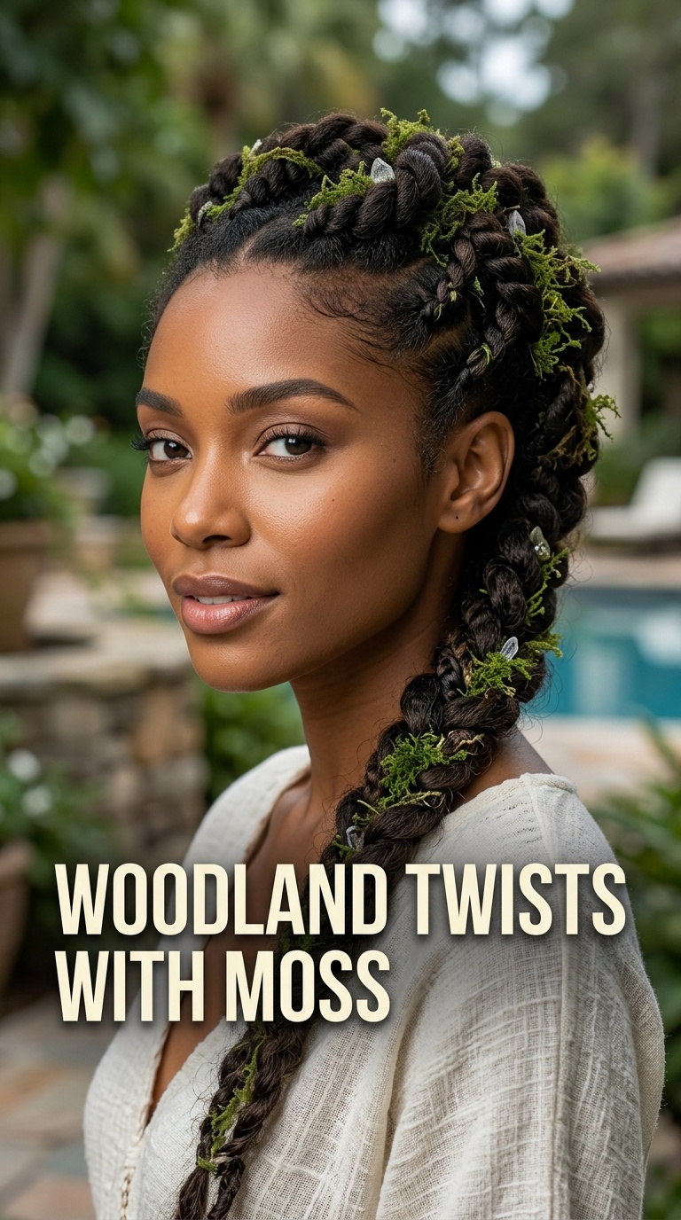 Woodland Twists with Moss