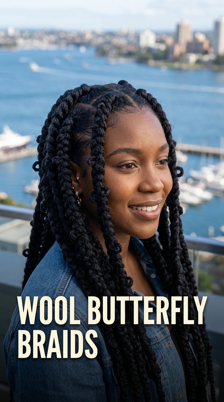 Wool Butterfly Braids