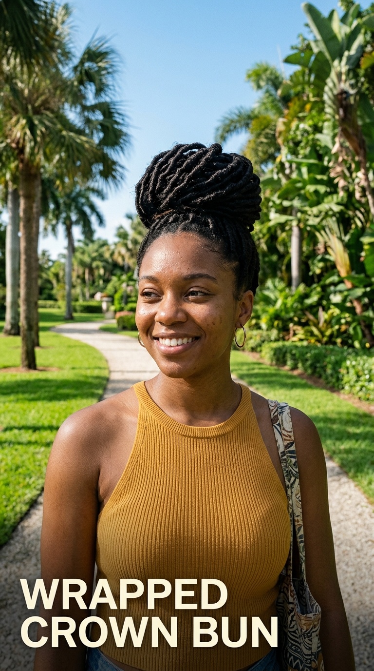 Wrapped Crown Bun