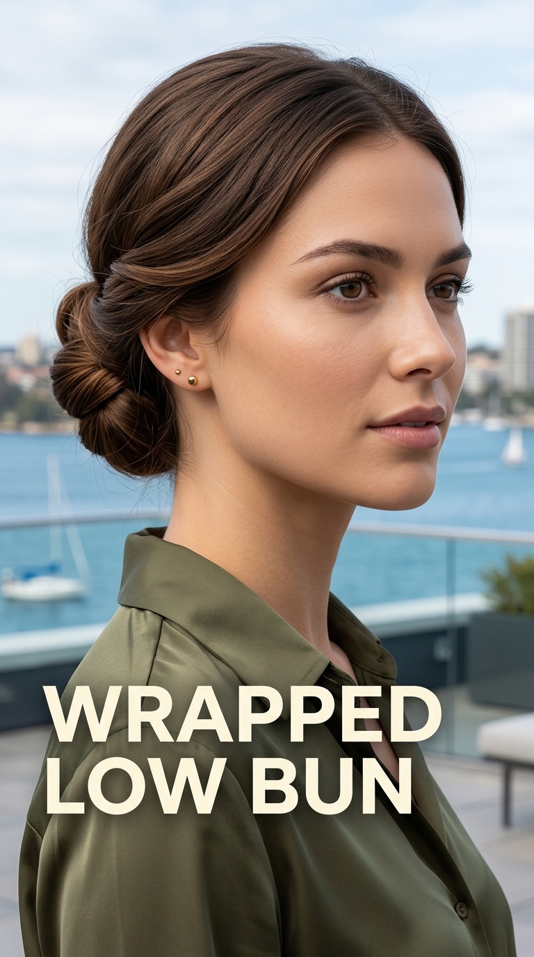 Wrapped Low Bun
