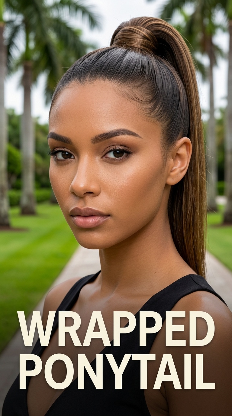 Wrapped Ponytail