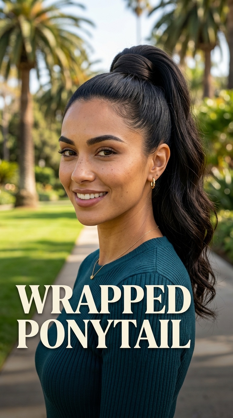 Wrapped Ponytail