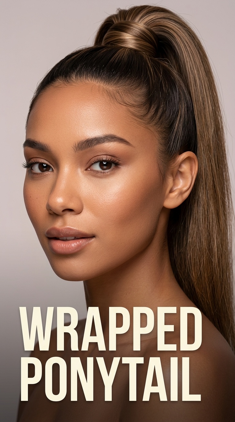 Wrapped Ponytail