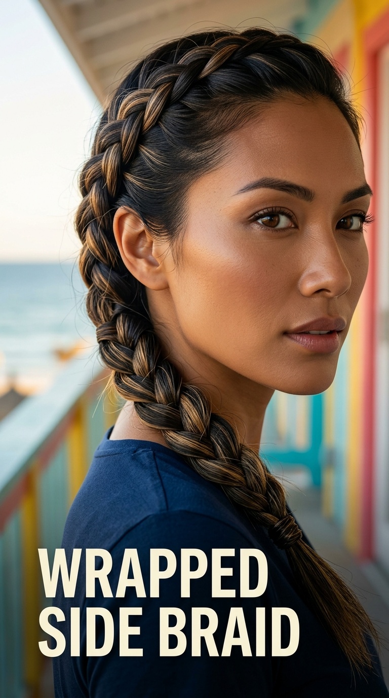 Wrapped Side Braid