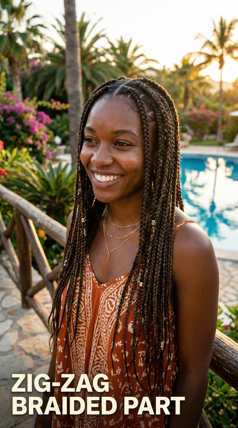 Zig-Zag Braided Part