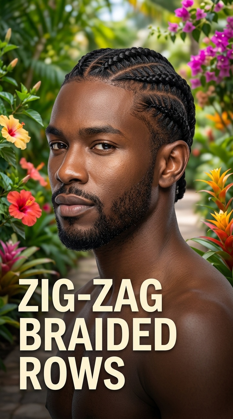 Zig-Zag Braided Rows