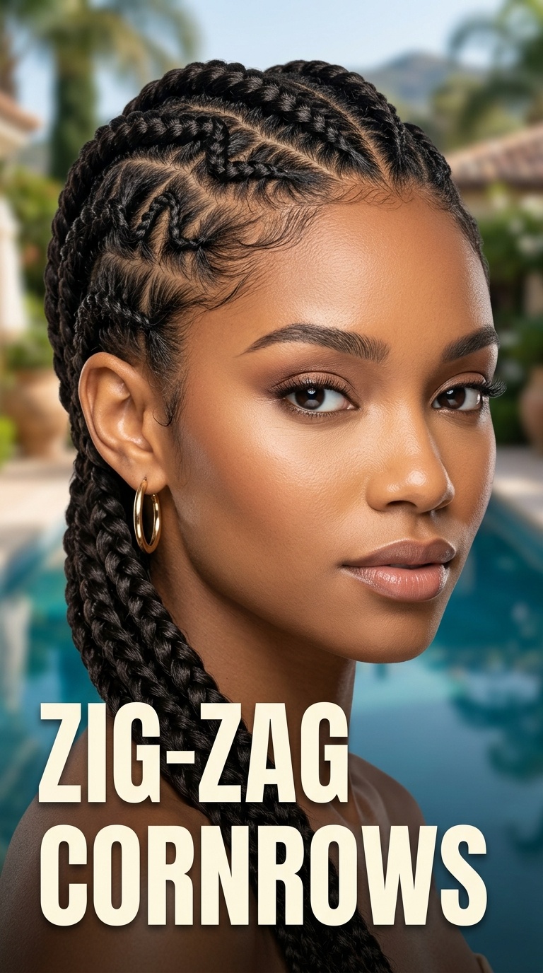 Zig-Zag Cornrows