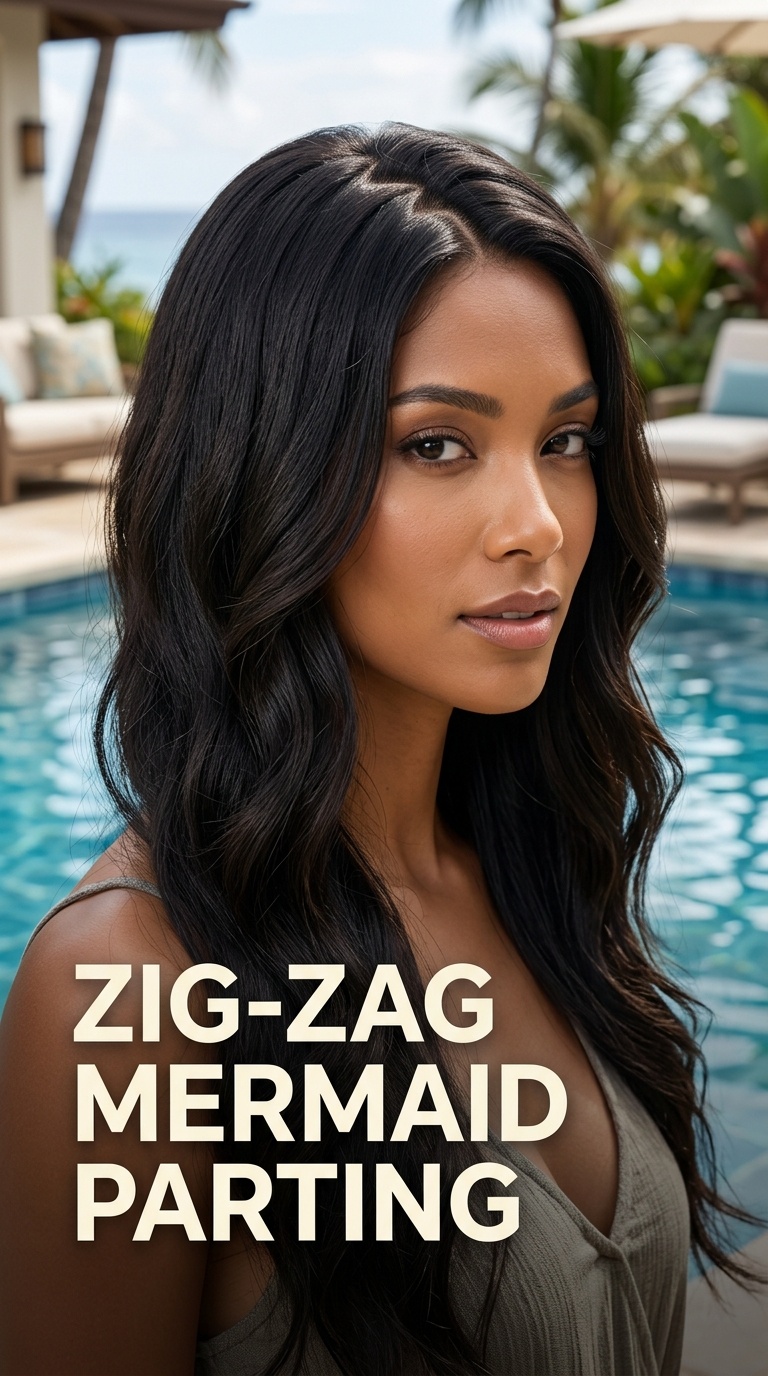 Zig-Zag Mermaid Parting