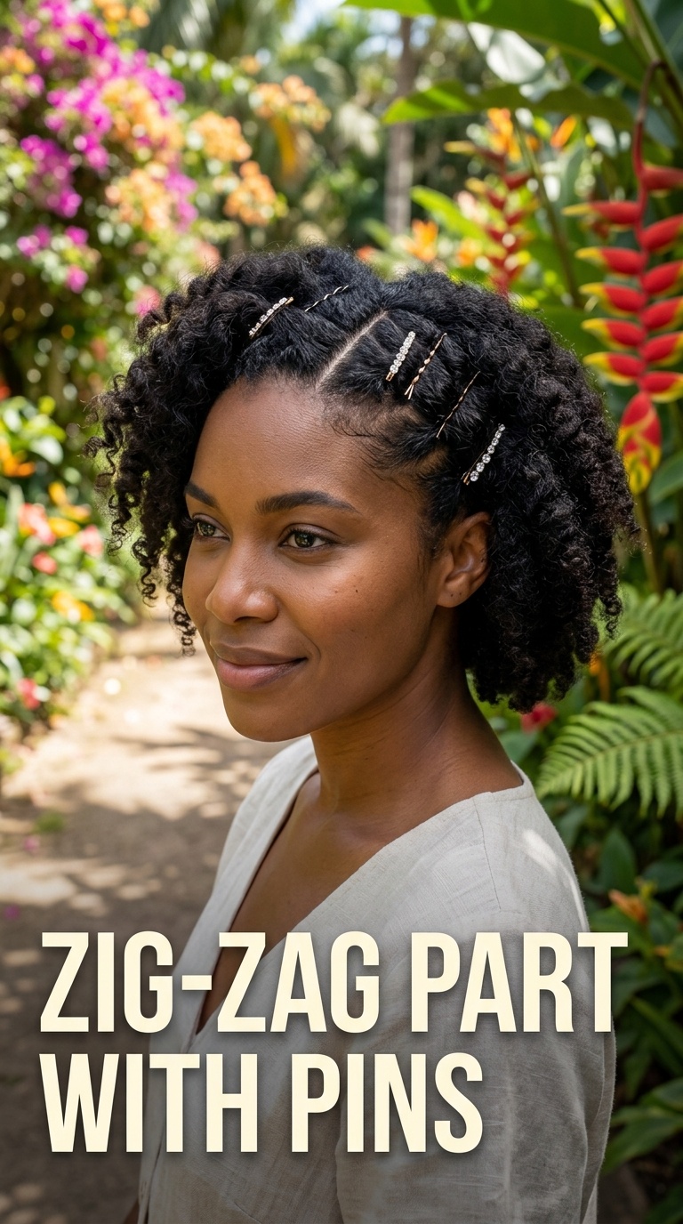 Zig-Zag Part with Pins