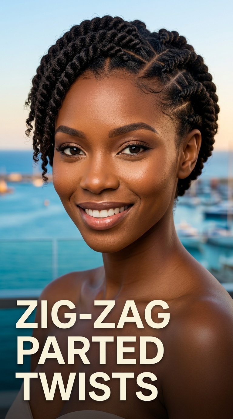 Zig-Zag Parted Twists