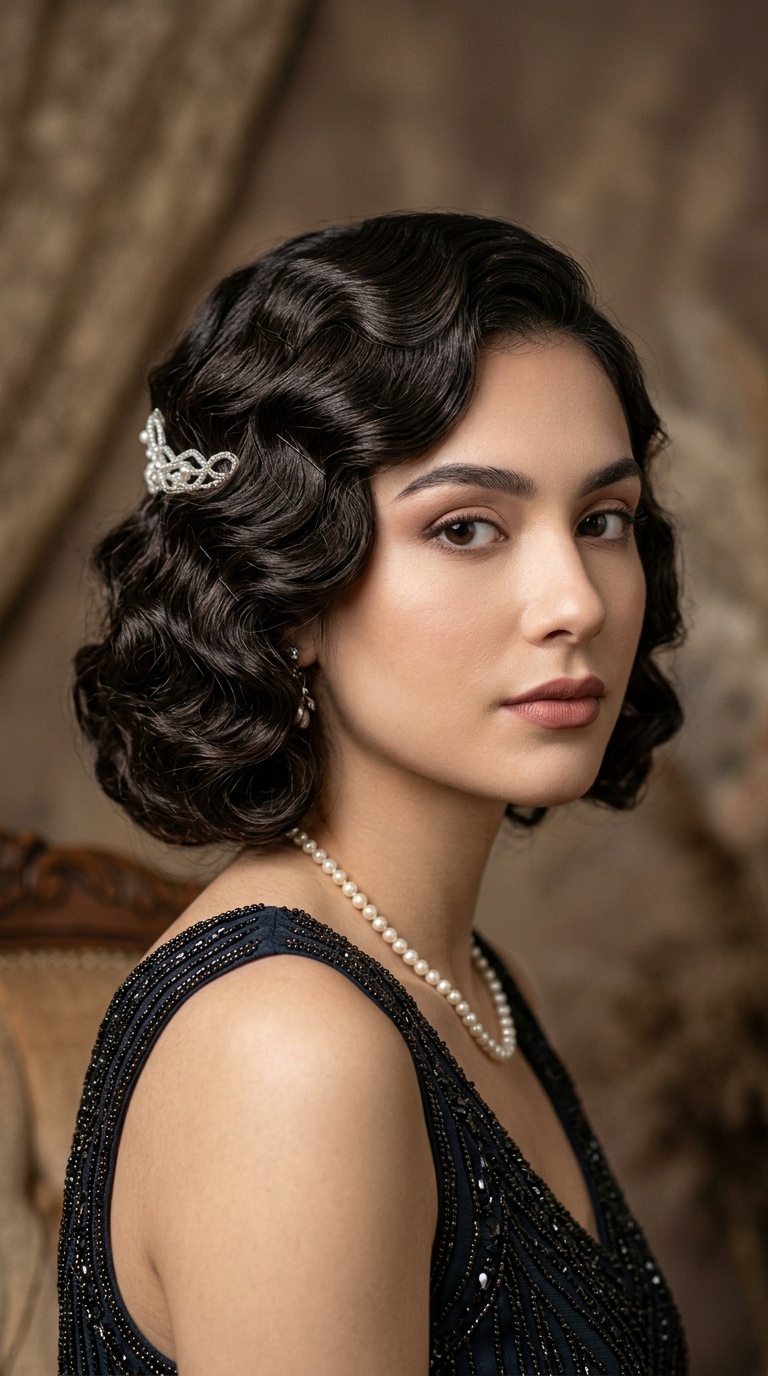 1920s Faux Bob for Long Hair