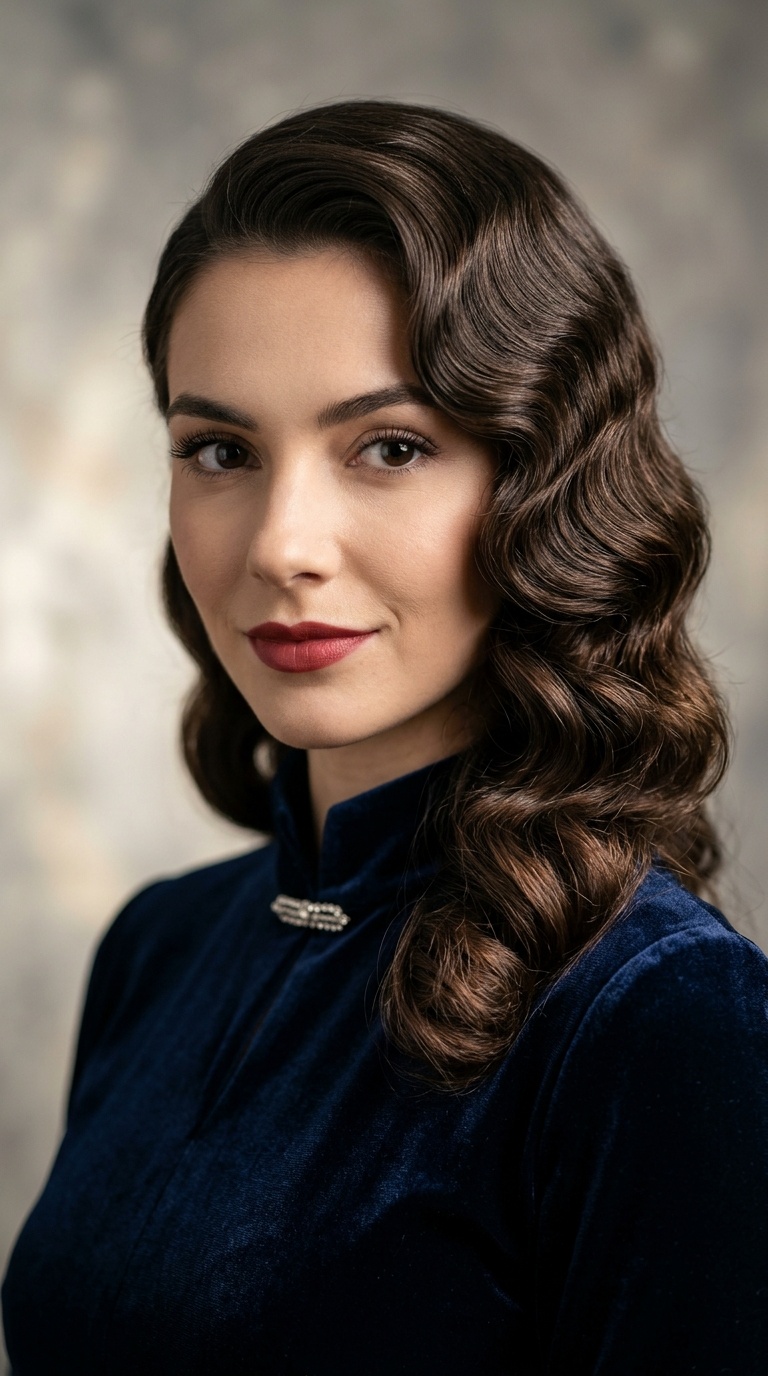 1930s Finger Wave Cascade