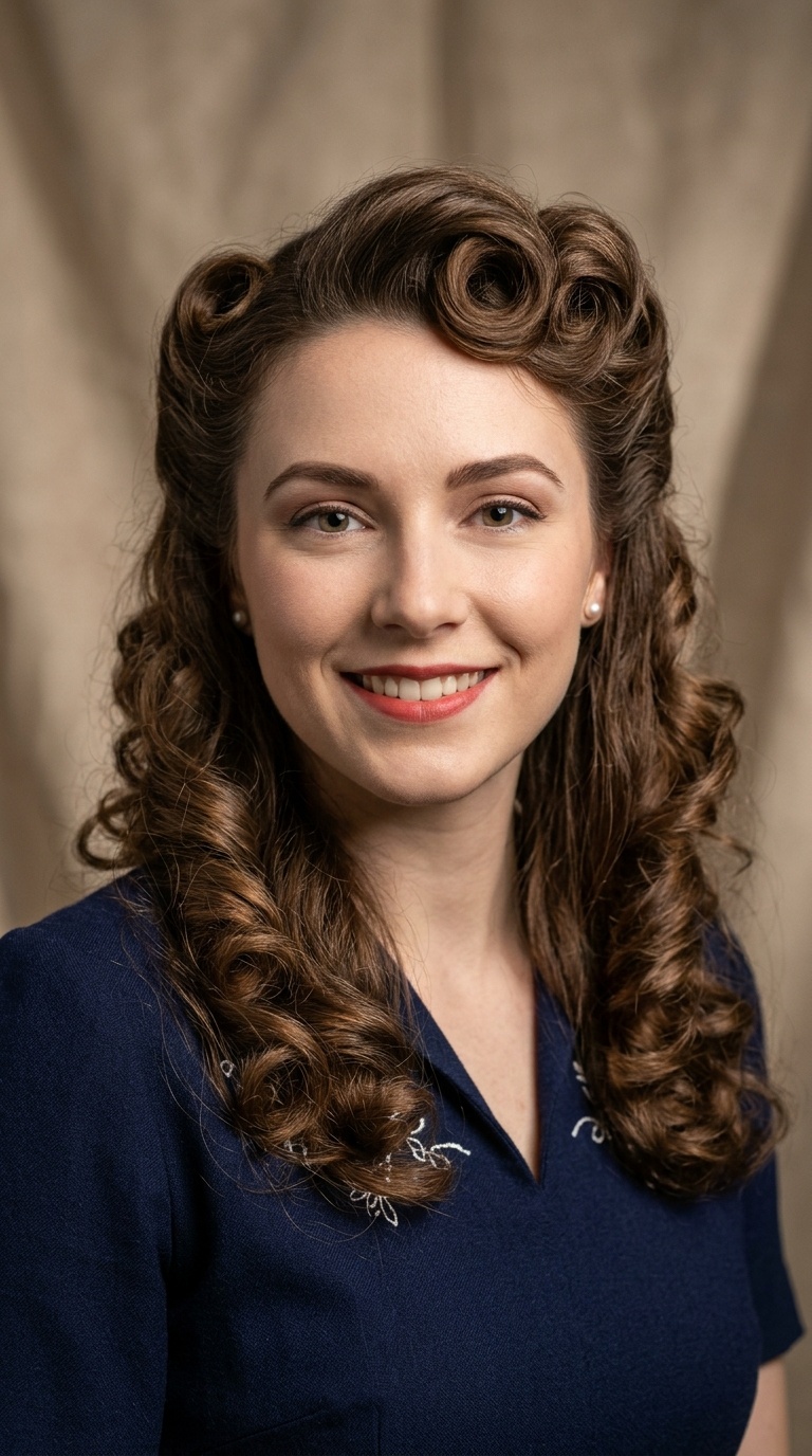 1940s Pin Curl Softness