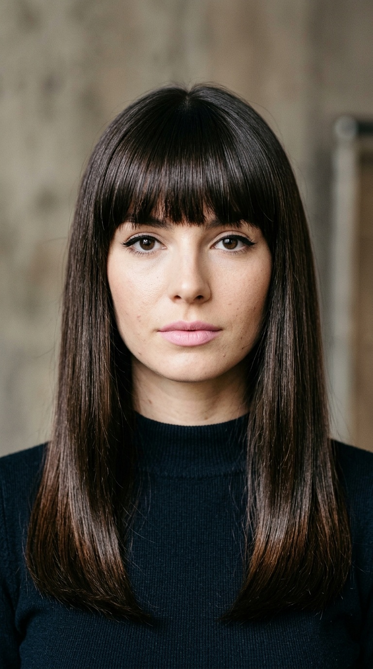 1960s Mod Long Fringe