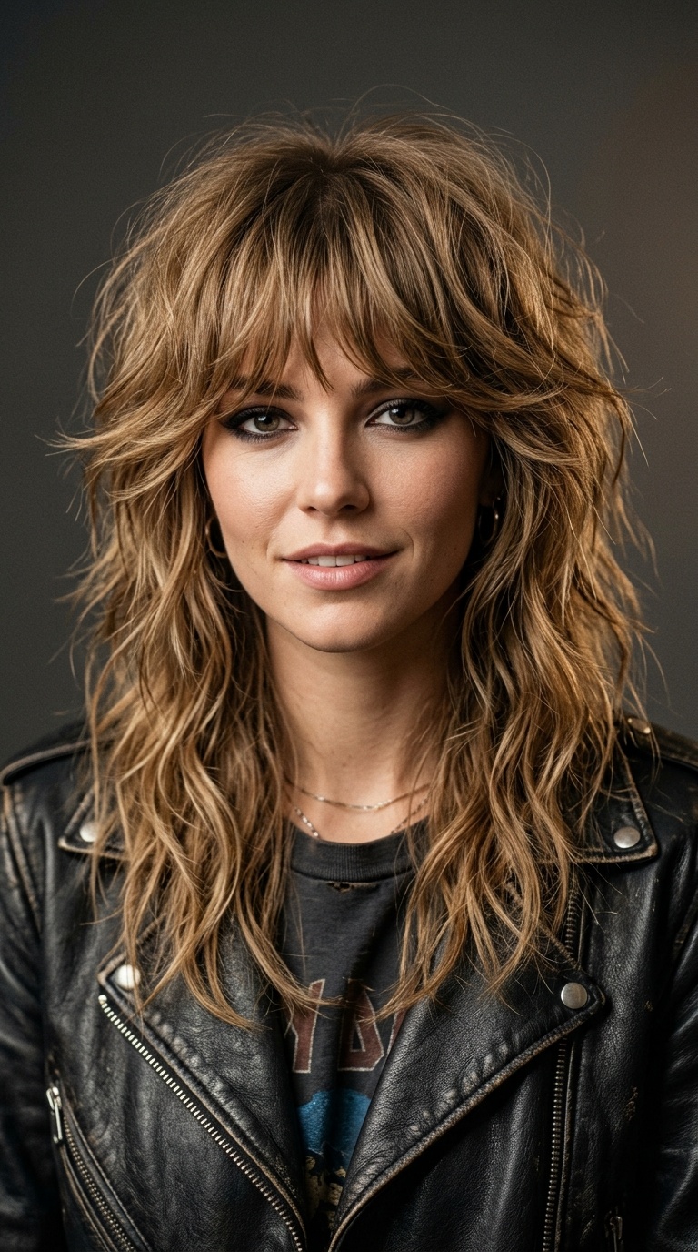 1980s Rocker Shag