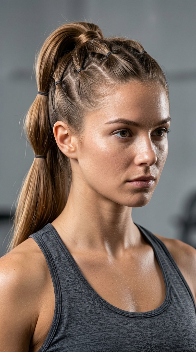 4-Way Sectioned Ponytail