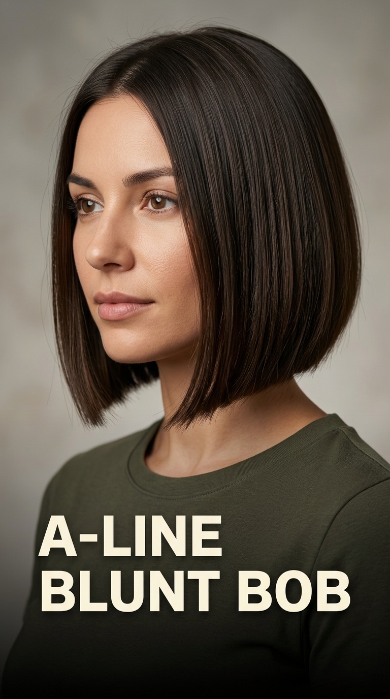 A-Line Blunt Bob
