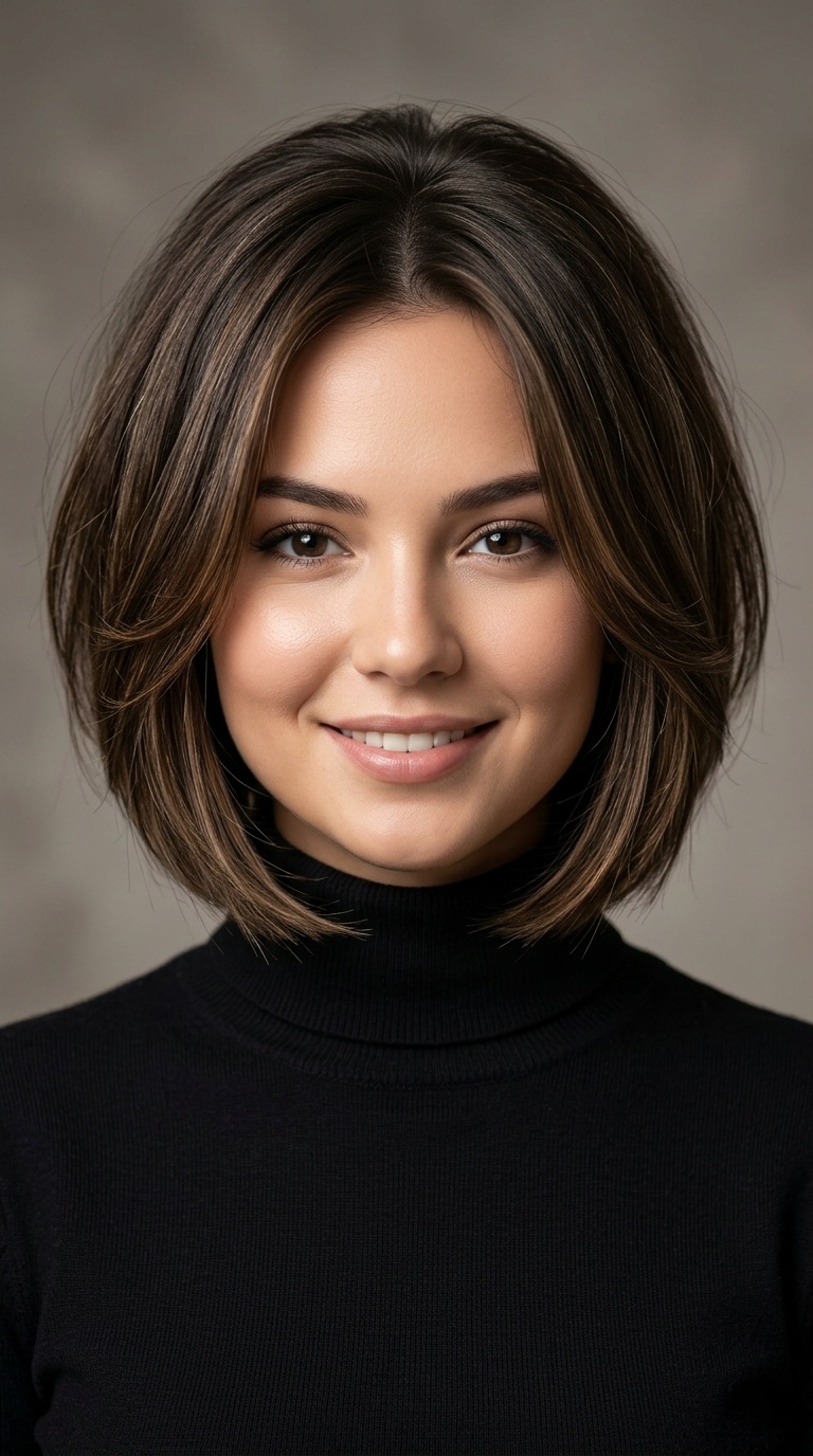 A-Line Bob with Internal Layering