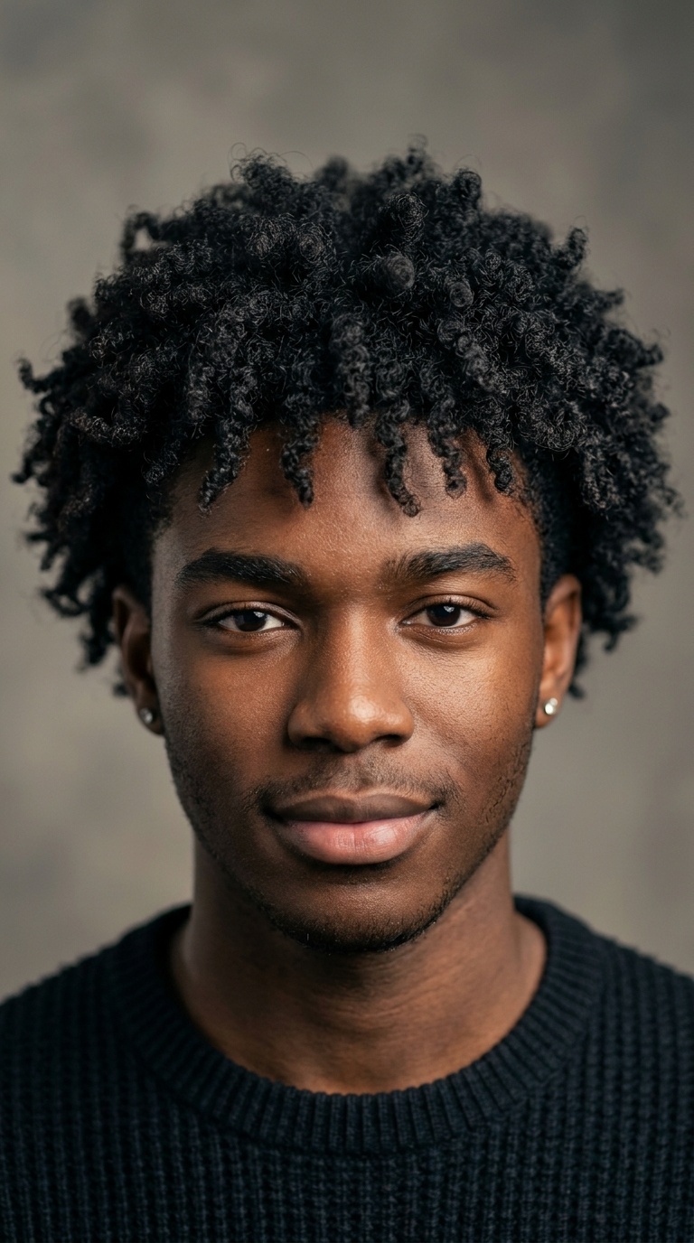 Afro-Textured Short Shag