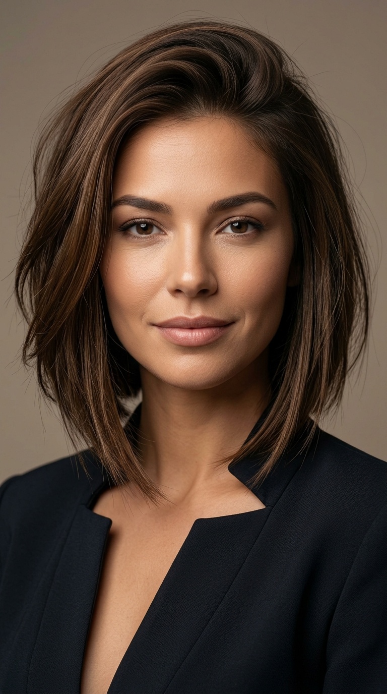 Angled Lob (Long Bob)