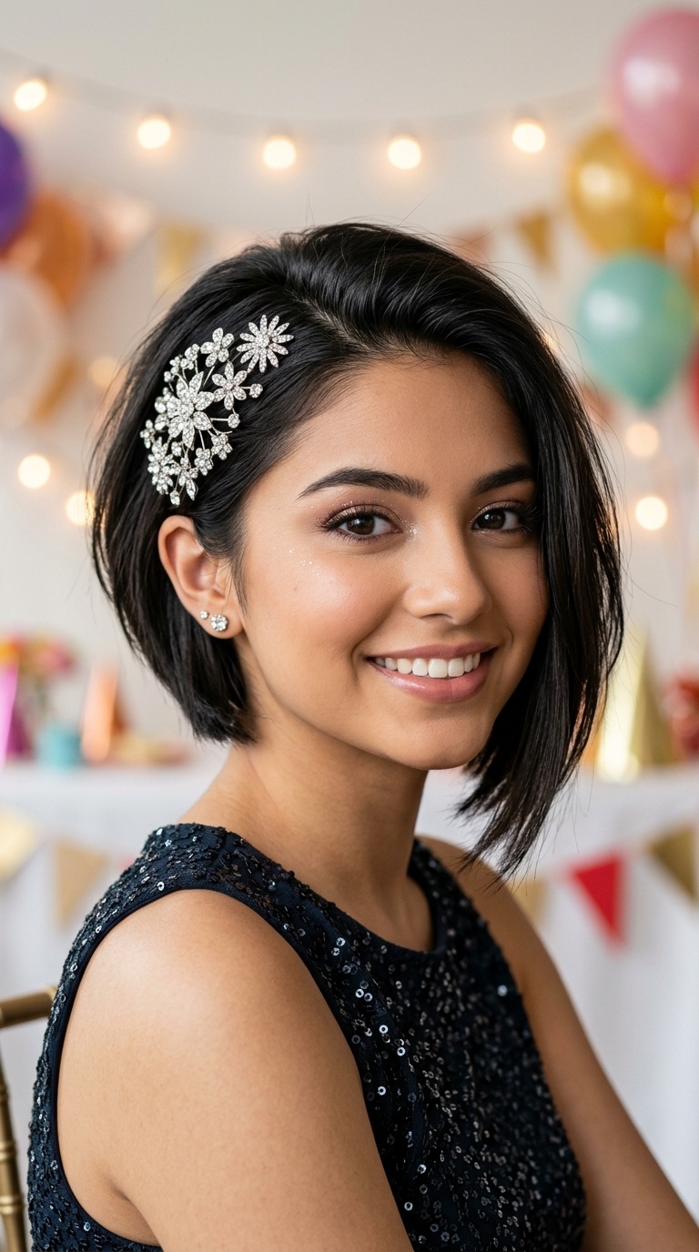 Asymmetrical Bob with Focal Point Pin