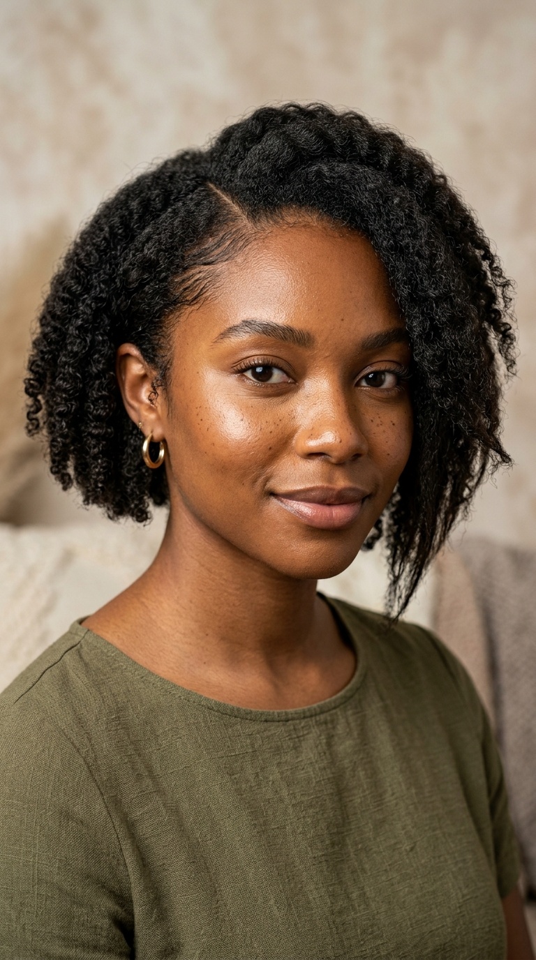 Asymmetrical Bob with Side Leave-Out