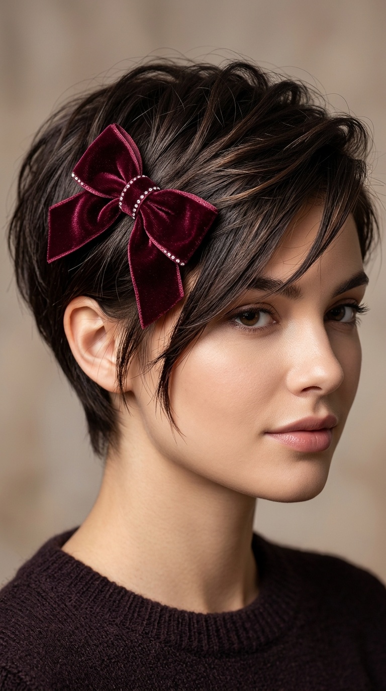 Asymmetrical Bow Clip