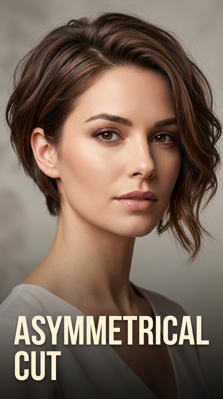 Asymmetrical Cut