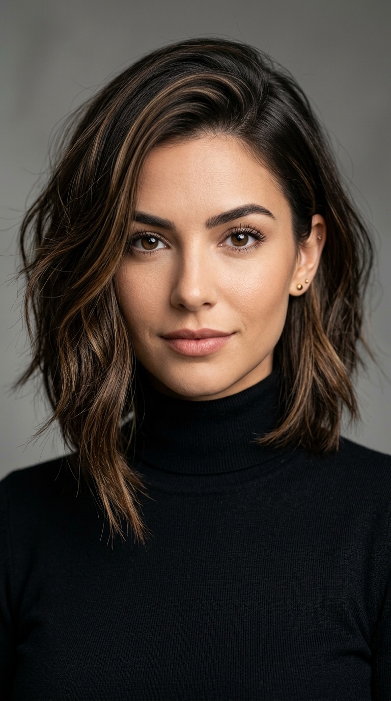 Asymmetrical Long Bob
