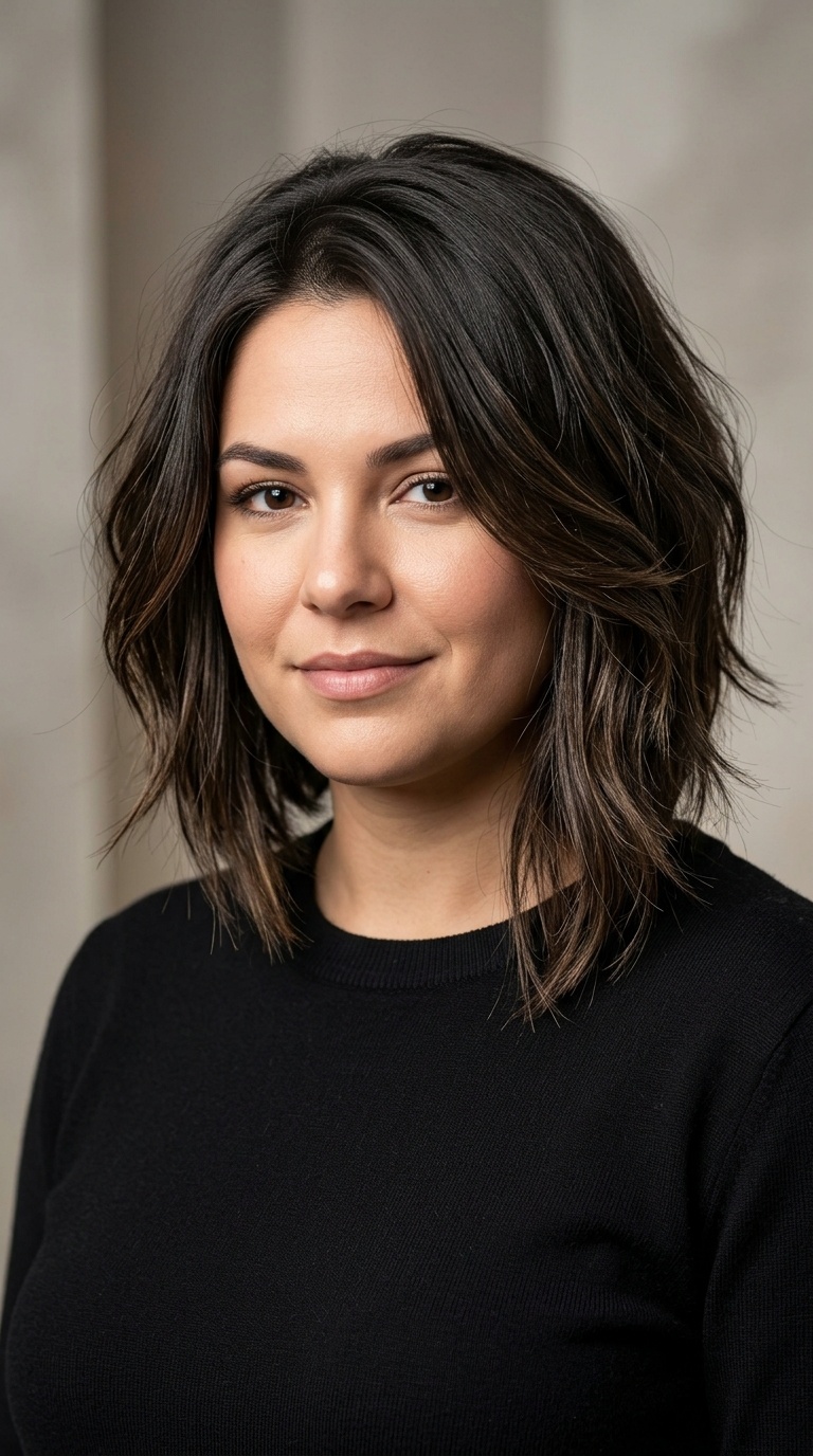 Asymmetrical Medium Cut