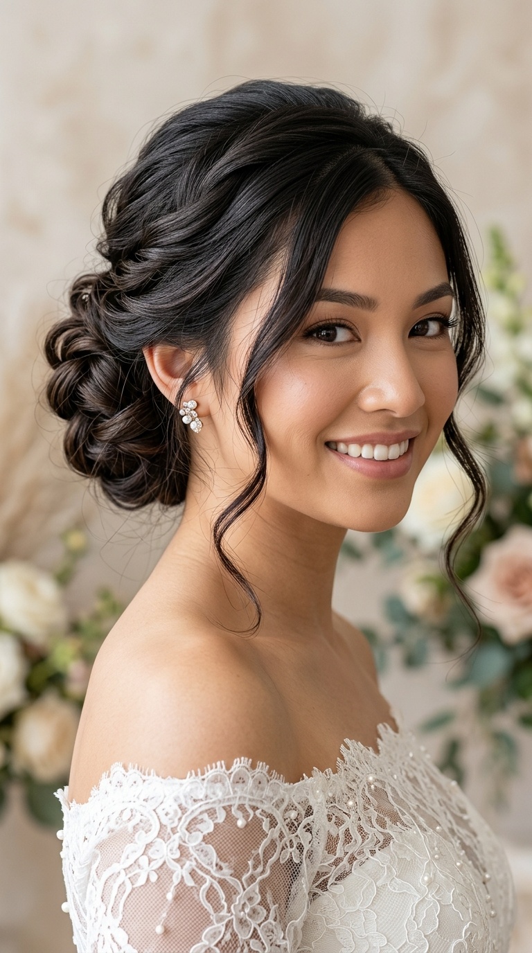 Asymmetrical Side Bun