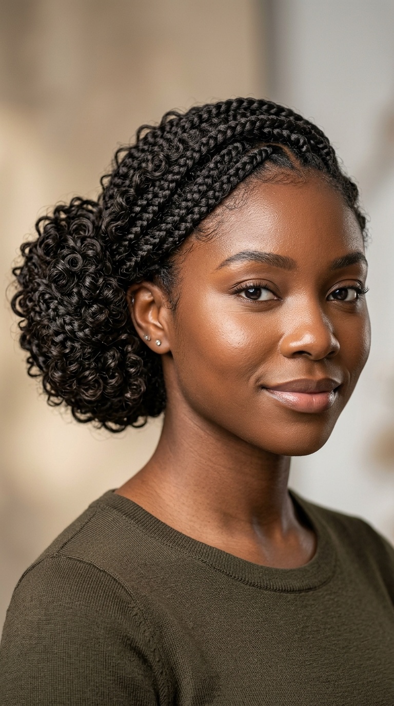 Asymmetrical Side Bun