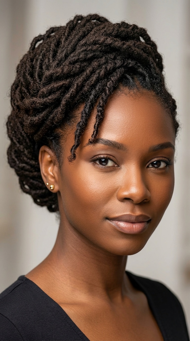 Asymmetrical Side Updo