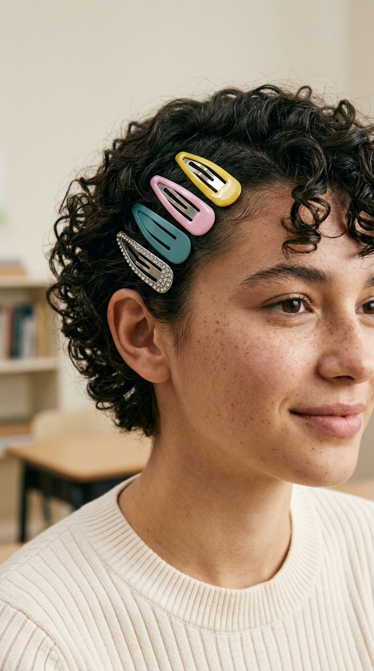 Asymmetrical Snap Clip Stack