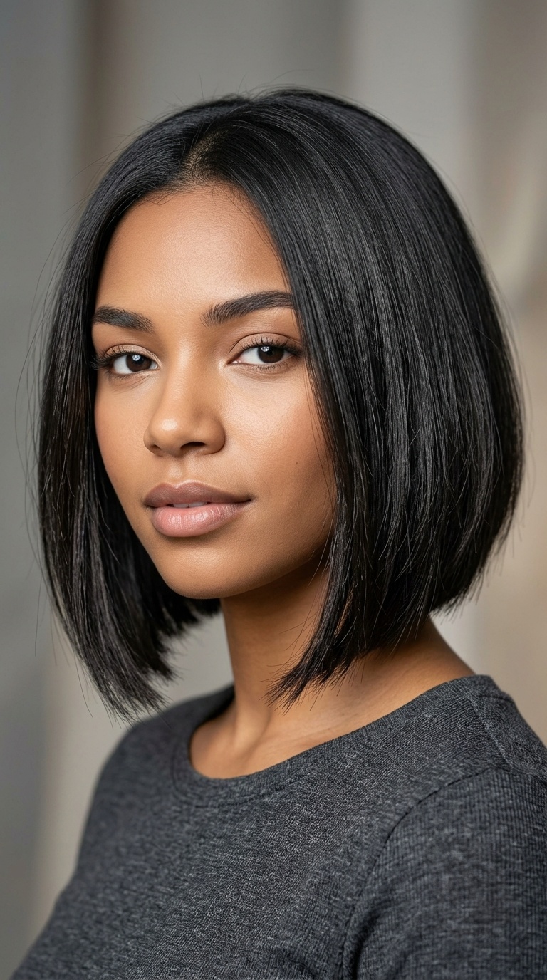 Asymmetrical Straight Cut
