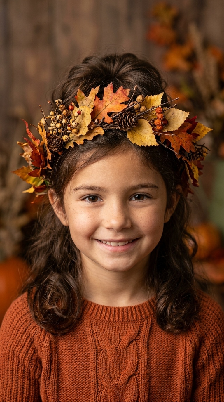 Autumn Leaf Crown