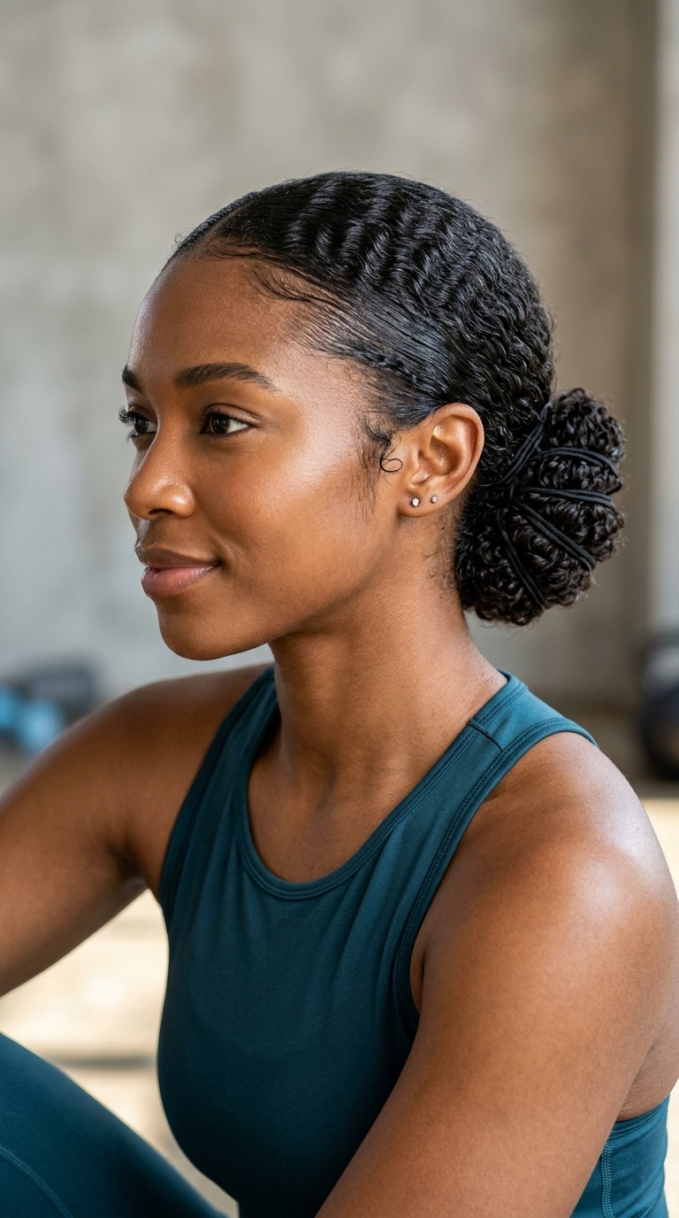 Banded Low Bun