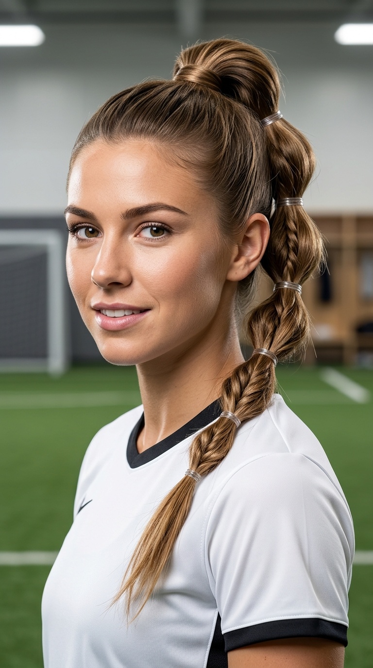 Banded Topsy-Tail Ponytail