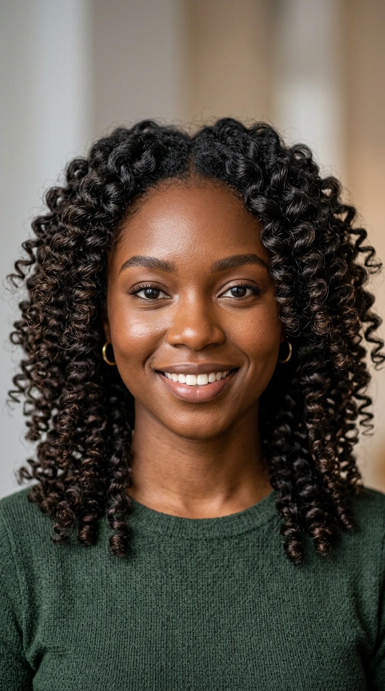 Bantu Knot-Out on Relaxed Ends