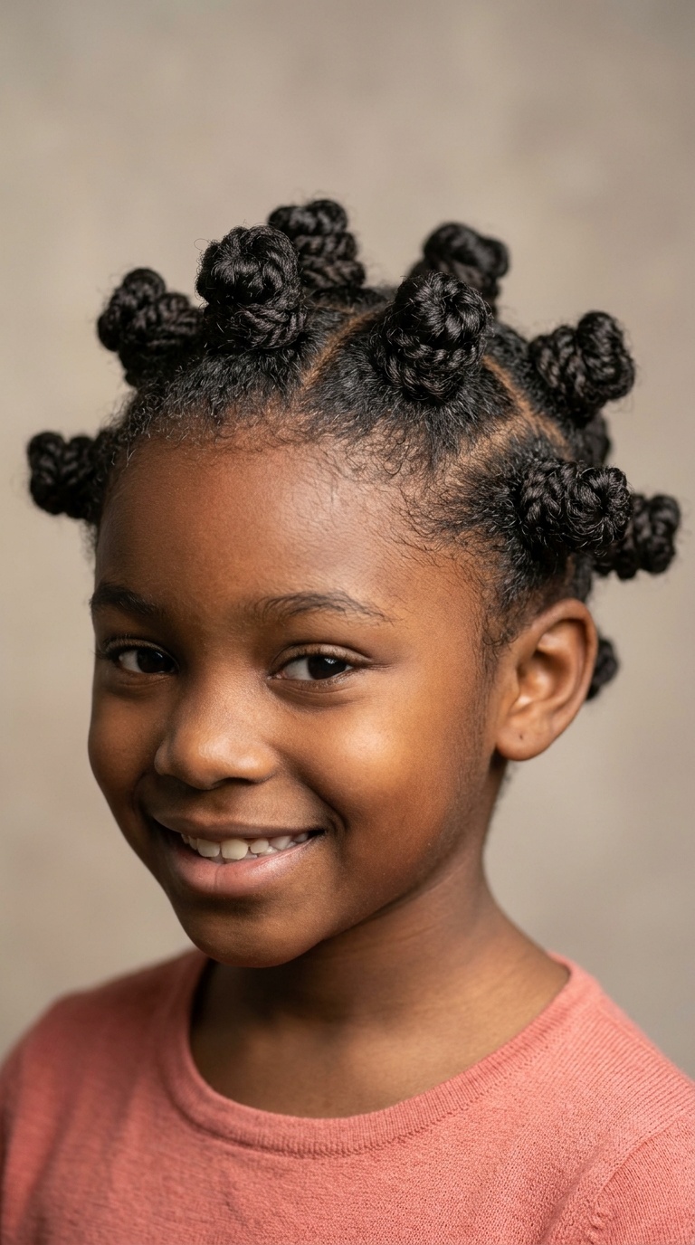 Bantu Knot Twists