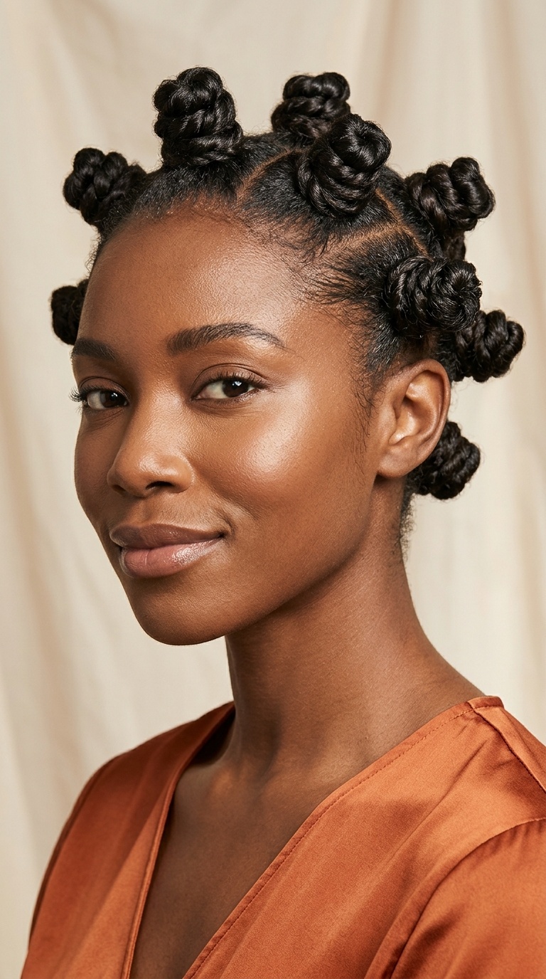 Bantu Knots for Curls